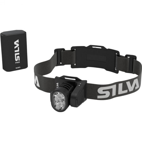 Silva Free 3000 M, pandelampe, sort