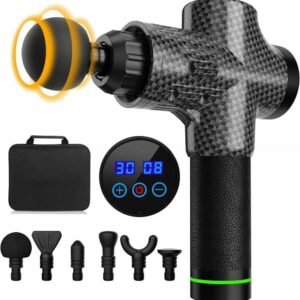 MASSAGEPISTOL BODY MASSAGER MASSAGEGUN PRO - KUL - EFFEKT 100W