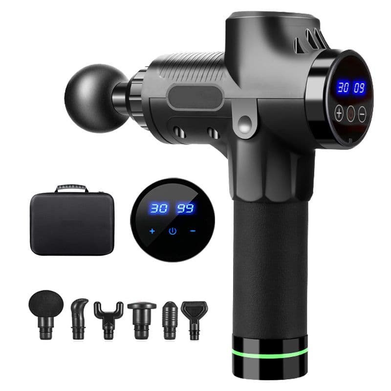 Massagepistol med LCD-skärm