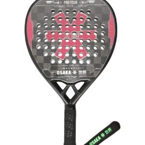 Osaka Pro Tour Power Snap 2023 Padelbat (Maroon/Grey)